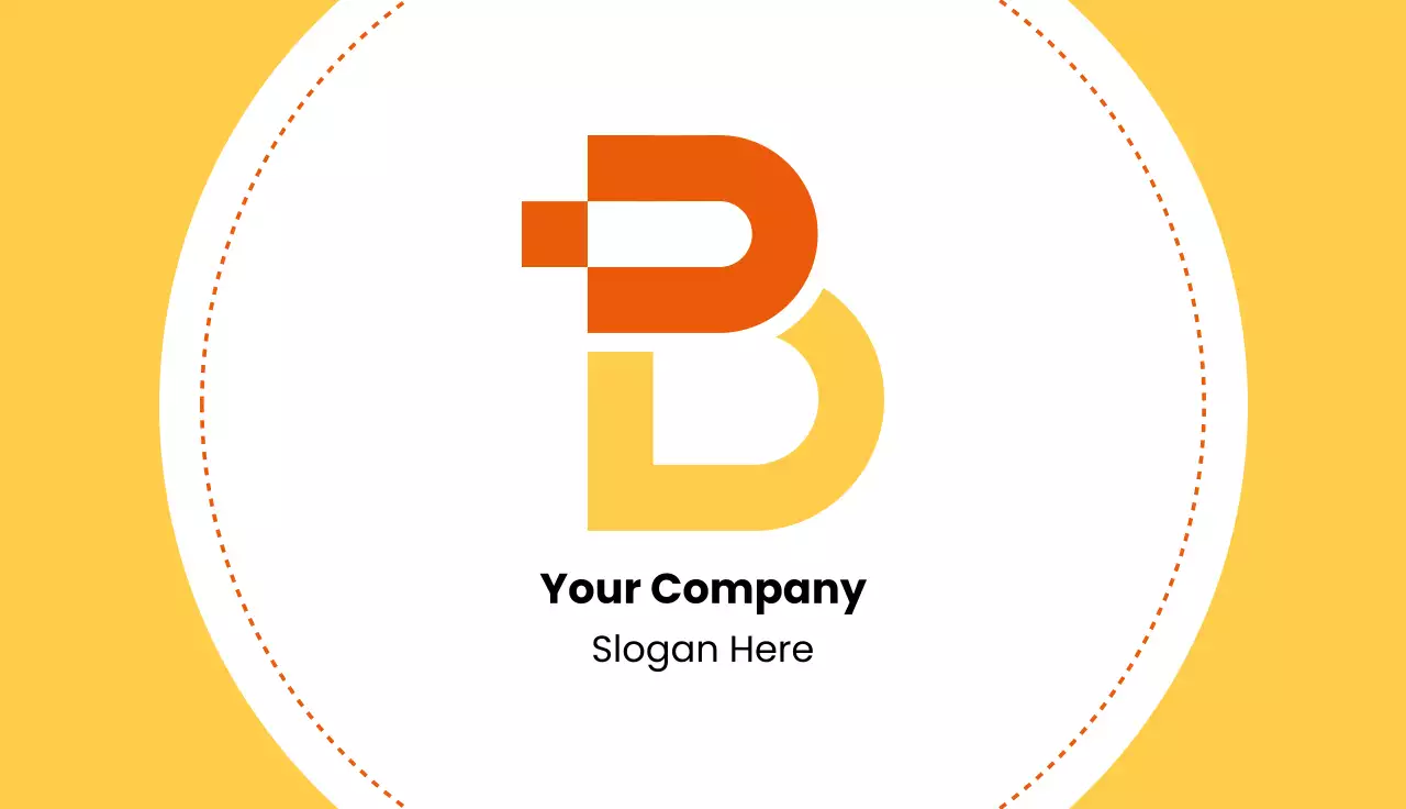 Orange Modern Company Identity Advertisement