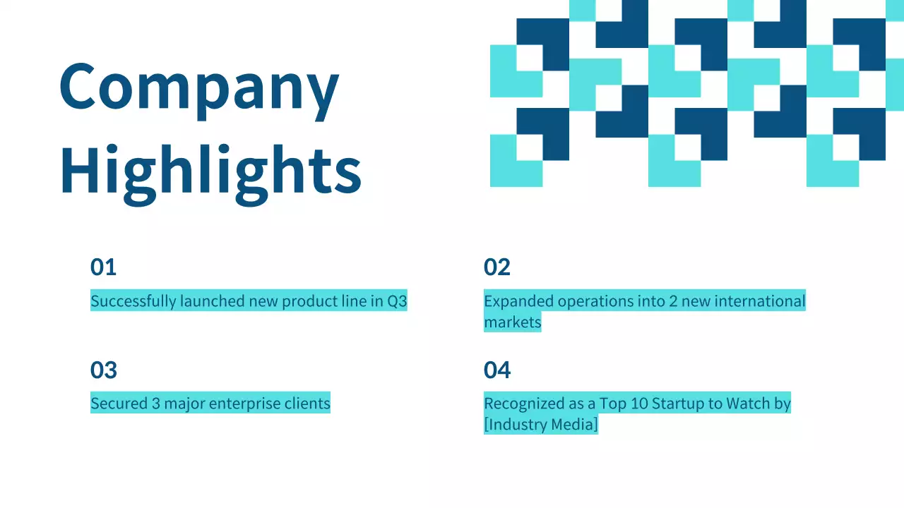 Blue Geometric Finance Report