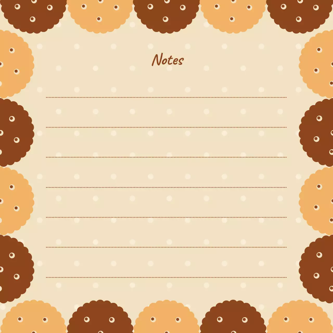 Perencana Catatan Vintage Beige