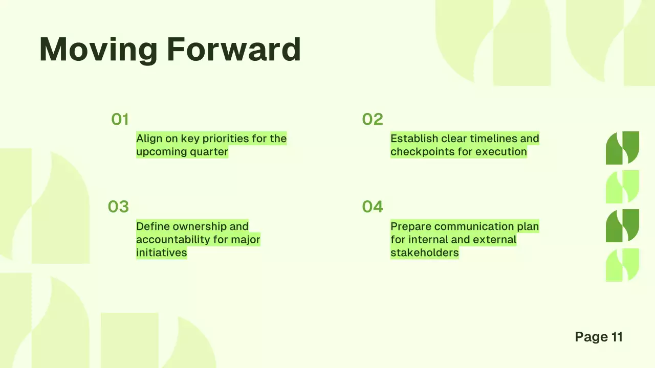 Green Geometric Business Report