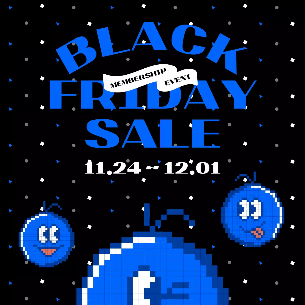 검정 모던 세일 프로모션