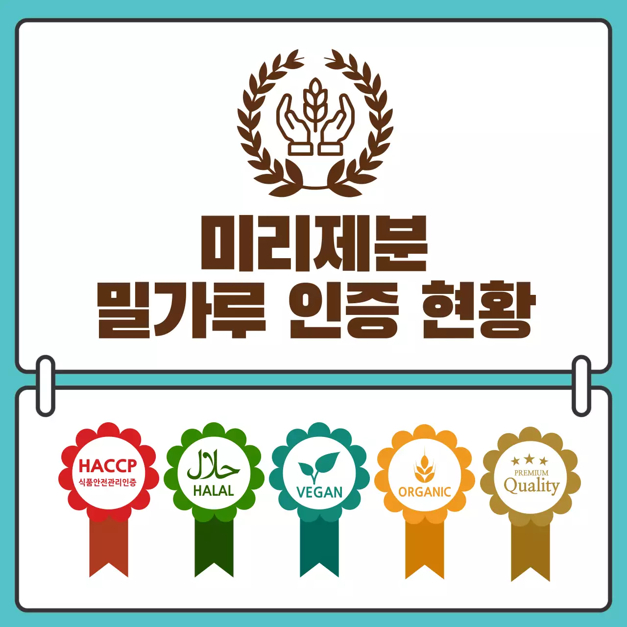 민트 심플 인증 홍보