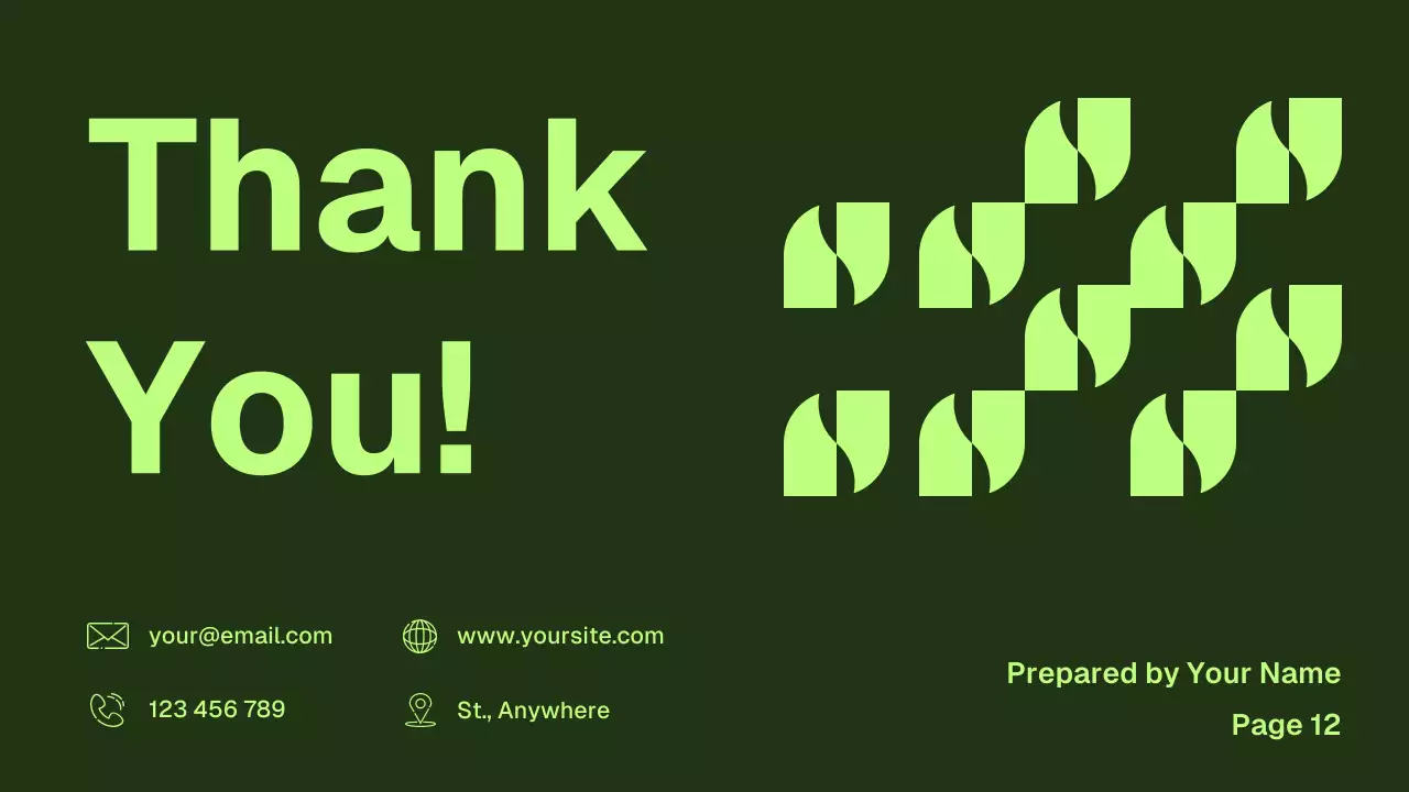 Green Geometric Business Report