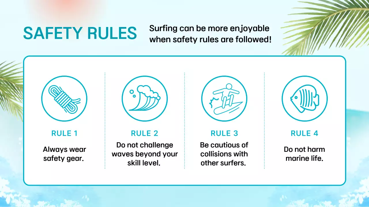 Blue Minimal Surf Notice Presentation