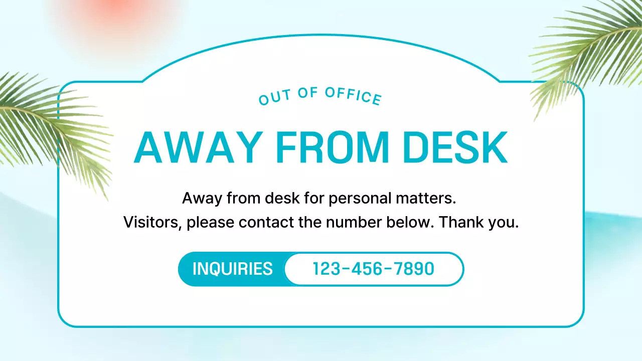 Blue Minimal Surf Notice Presentation