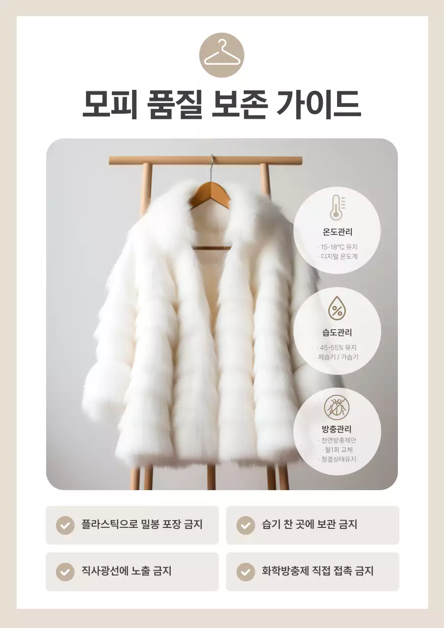 베이지 깔끔 관리 방법 안내