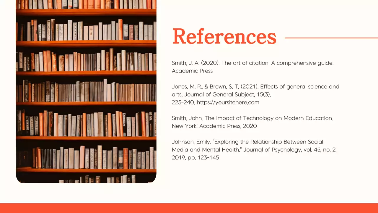 Orange Classic Thesis Guide Presentation
