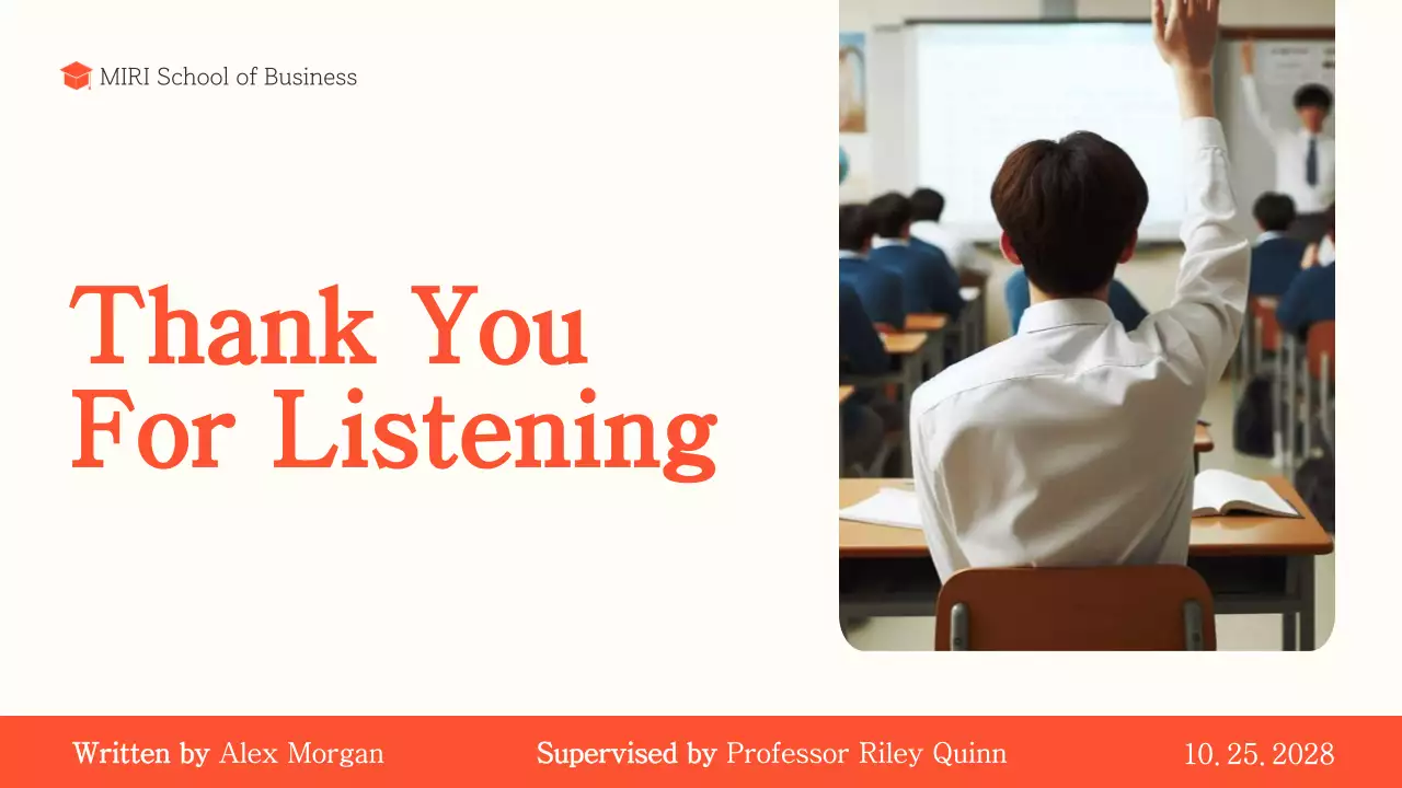 Orange Classic Thesis Guide Presentation