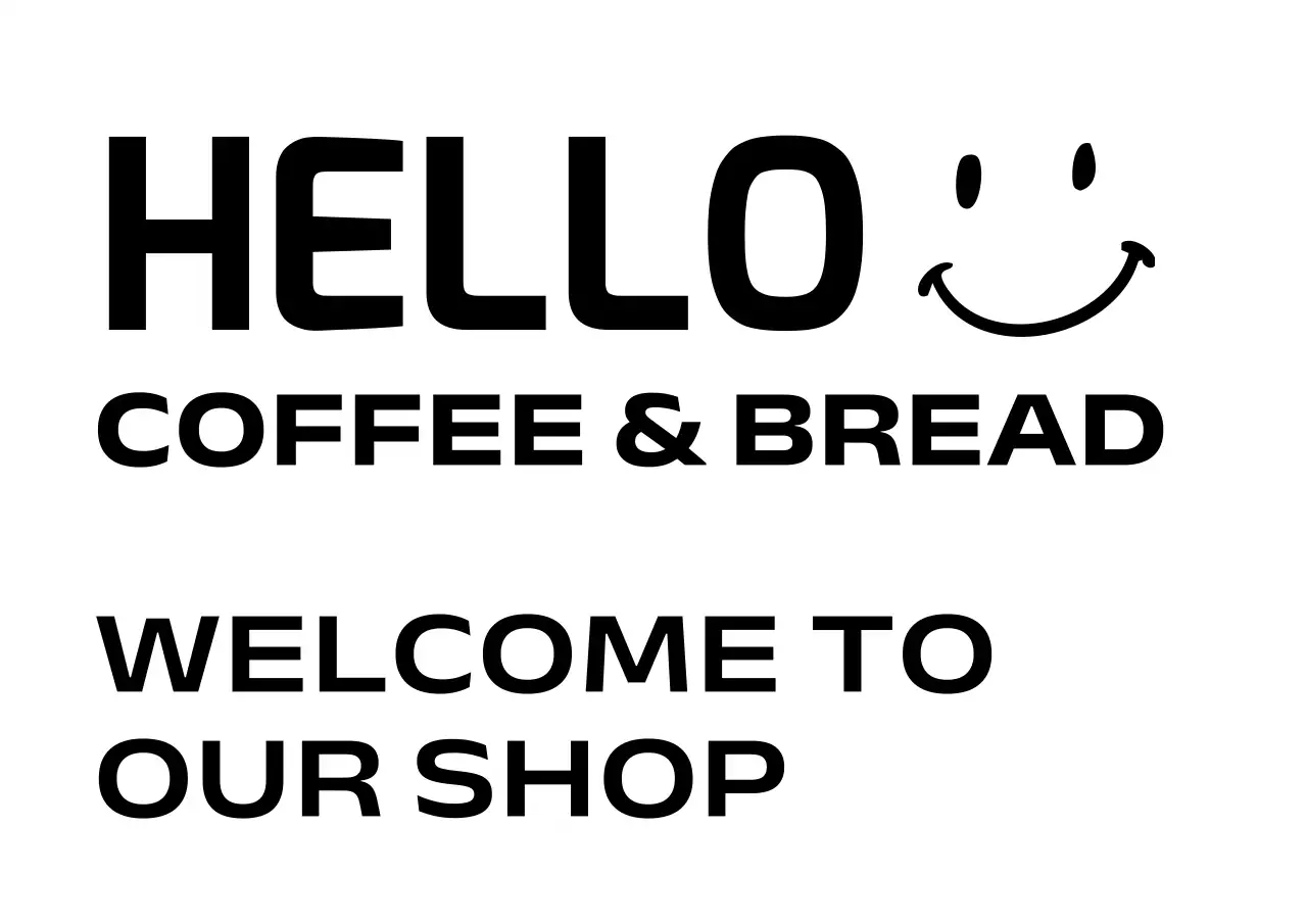 黒 シンプル カフェ 看板 カフェ文章