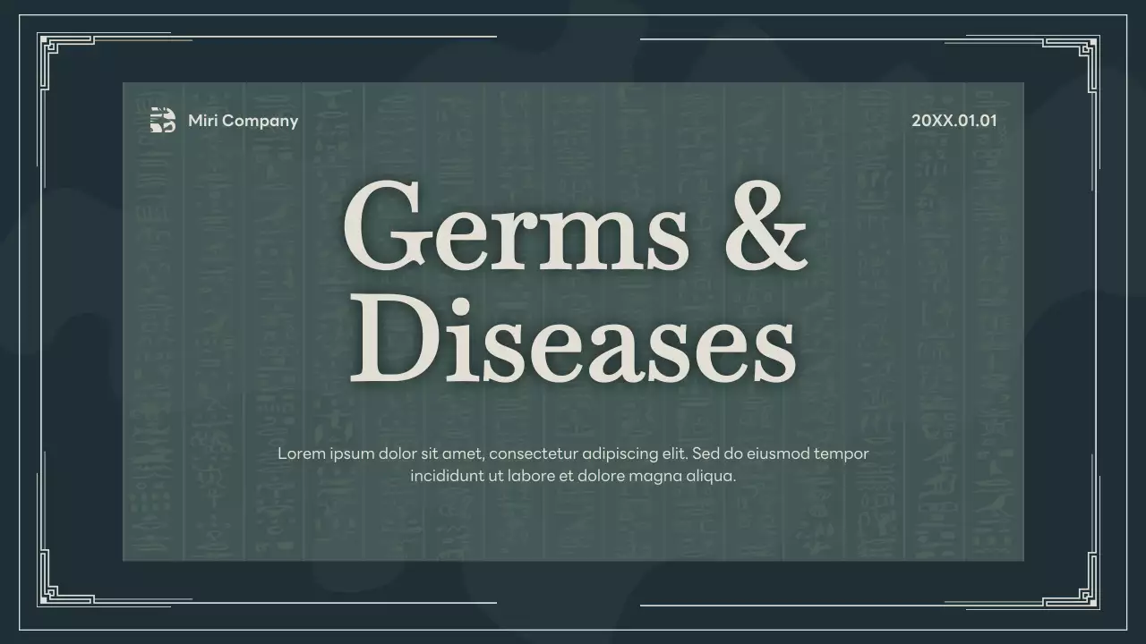 Teal Professional Germs Presentation