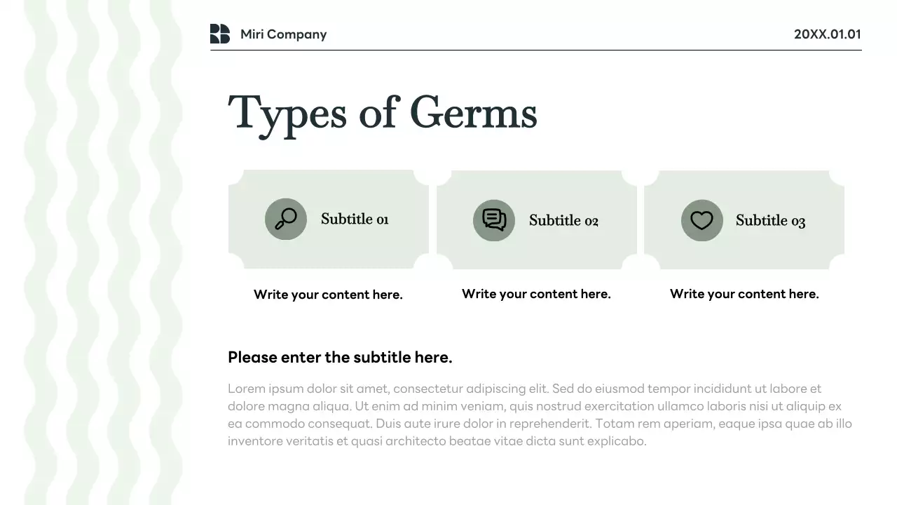 Teal Professional Germs Presentation