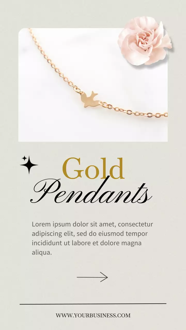 Beige and Gold elegant Exclusive Jewelry Gifts for Mom promotion