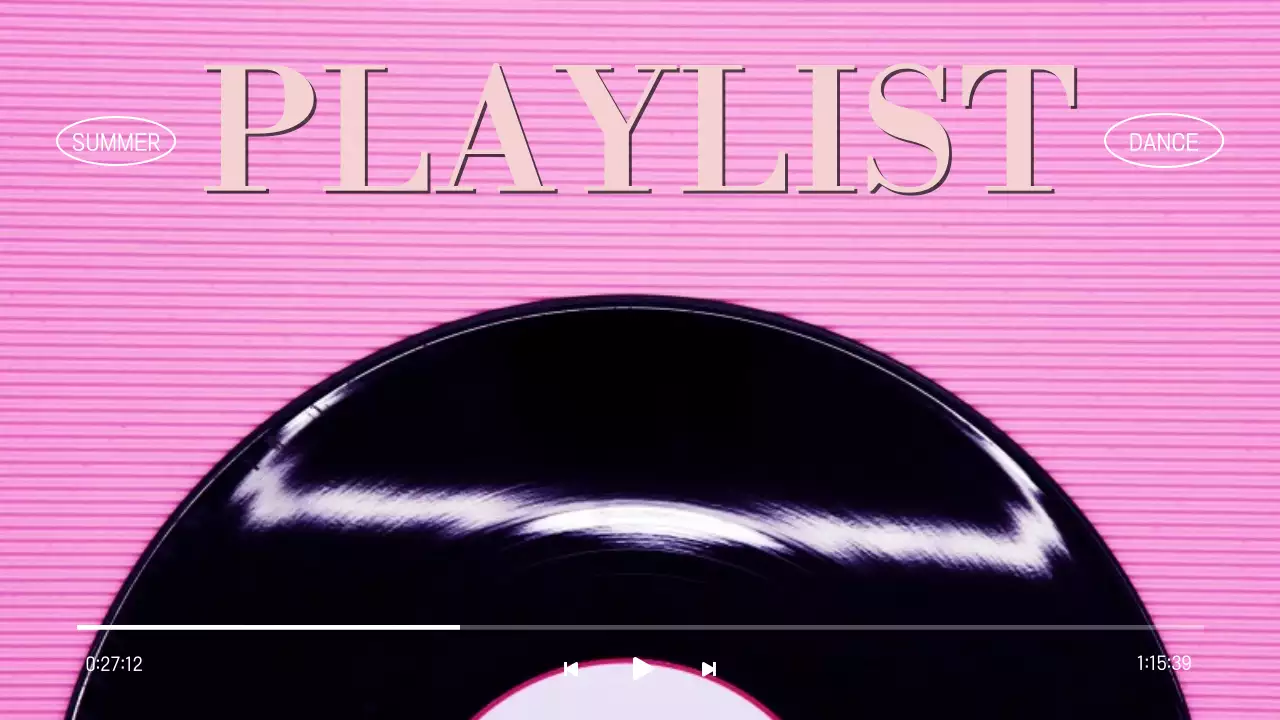 pink retro music playlist