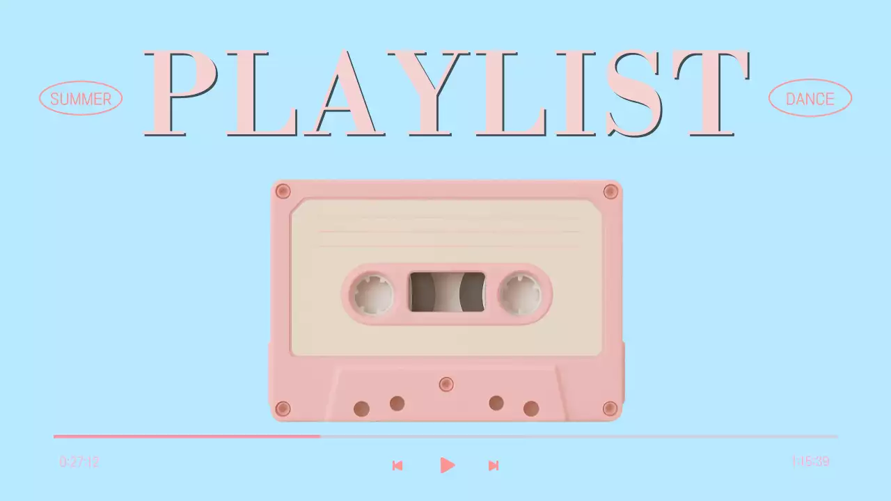 blue retro music playlist