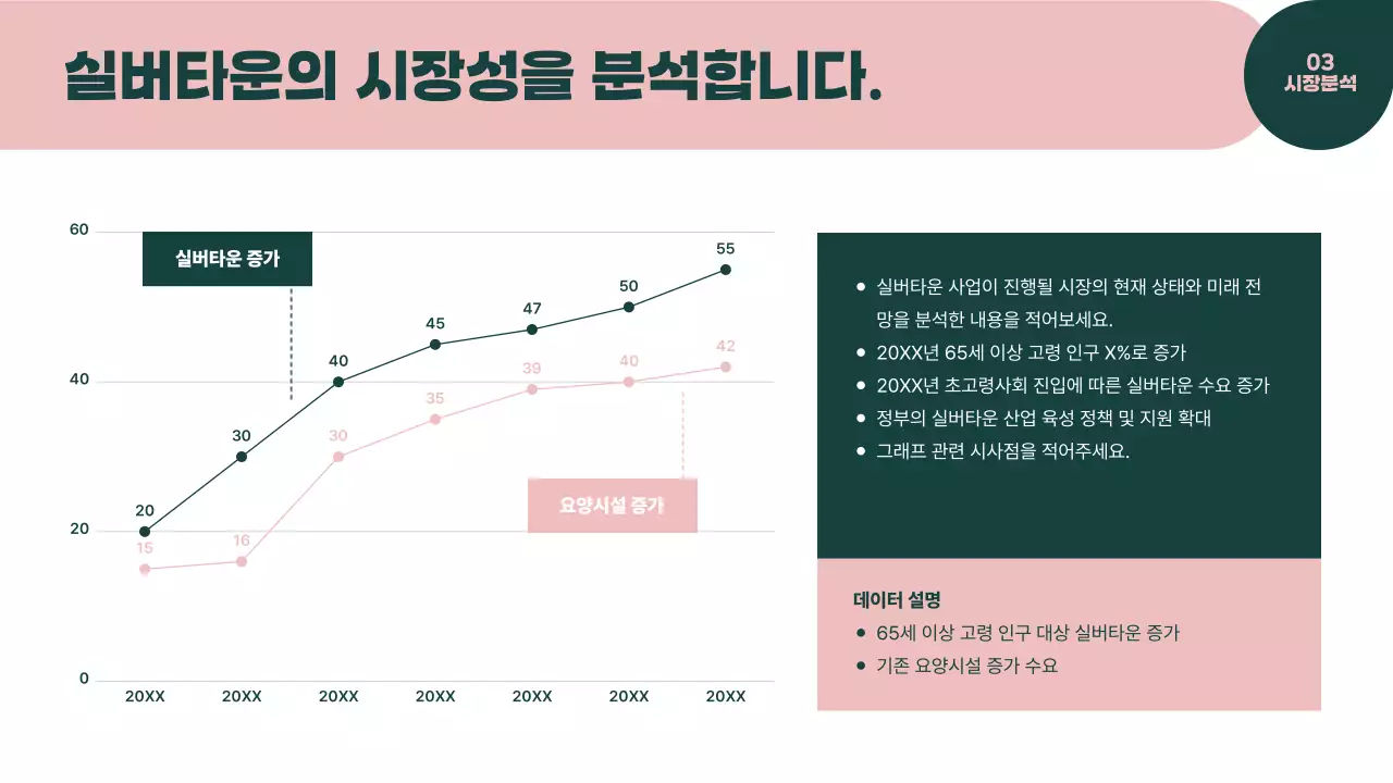 초록 모던 실버타운 기획서