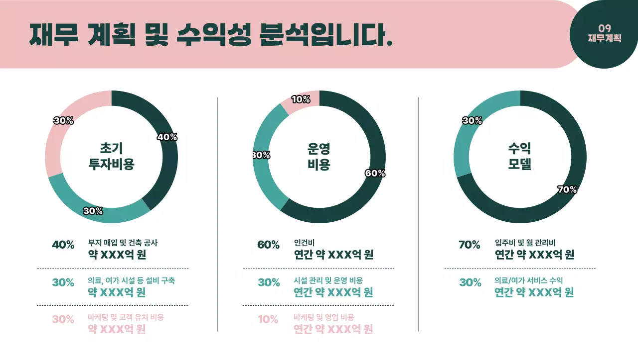 초록 모던 실버타운 기획서