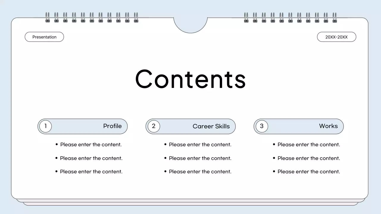 Apresentação de portfólio minimalista branco