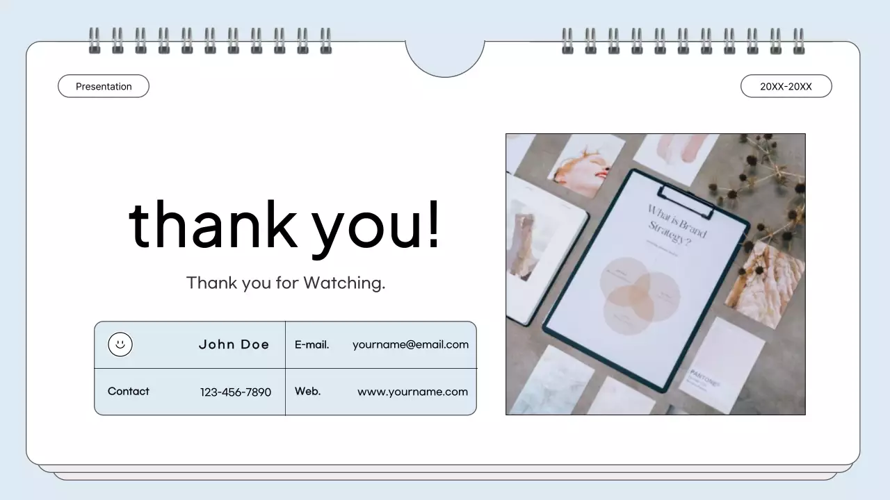 Apresentação de portfólio minimalista branco