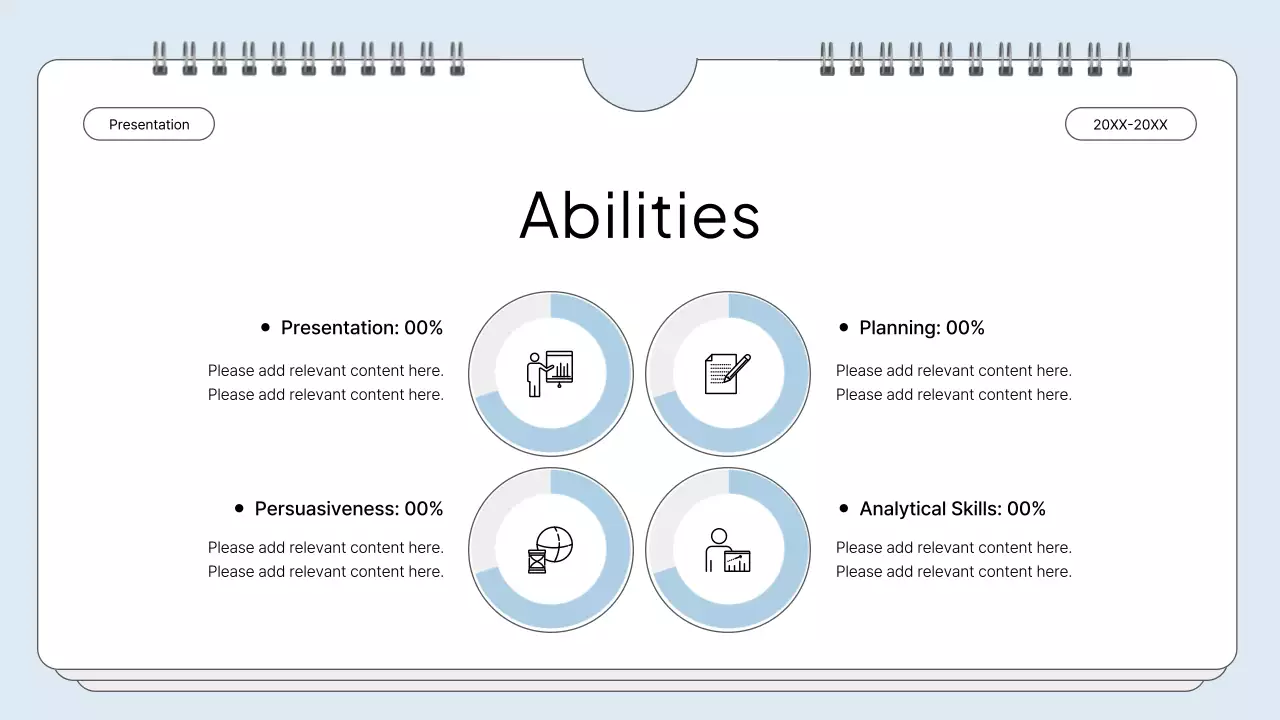 Apresentação de portfólio minimalista branco