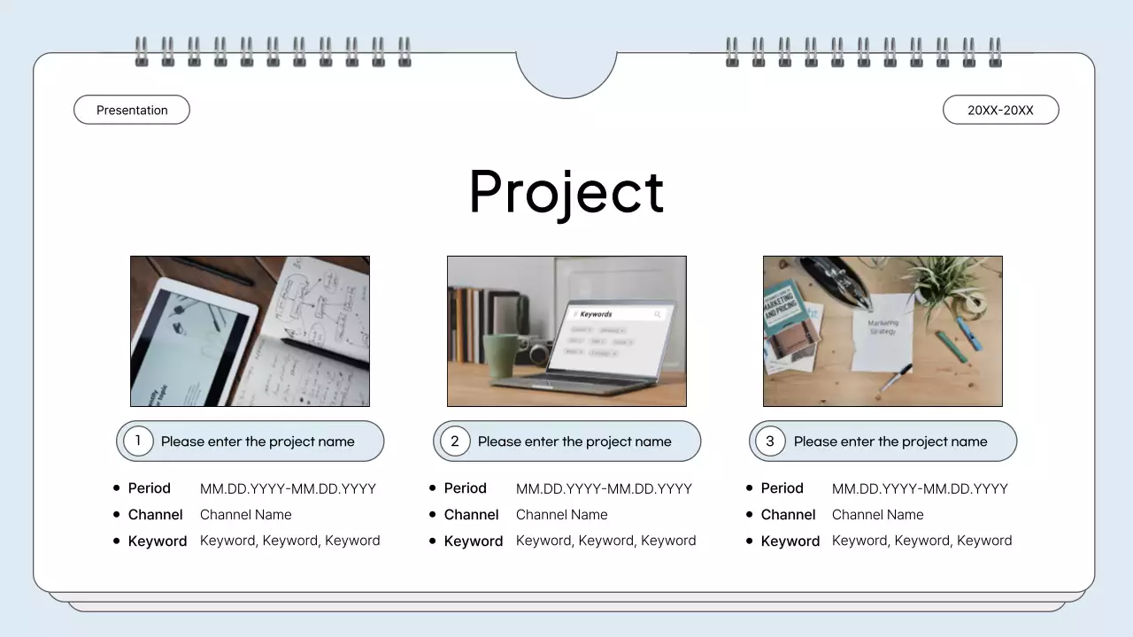 Apresentação de portfólio minimalista branco