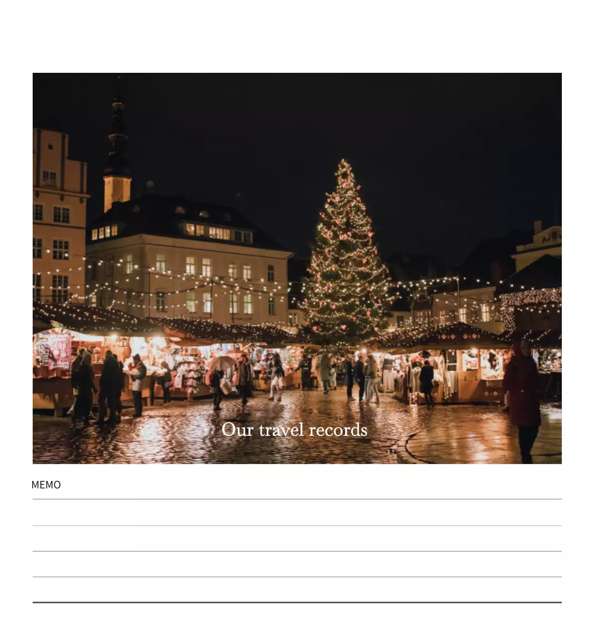 다양한 국가의 여행 프레임 사진 컨셉