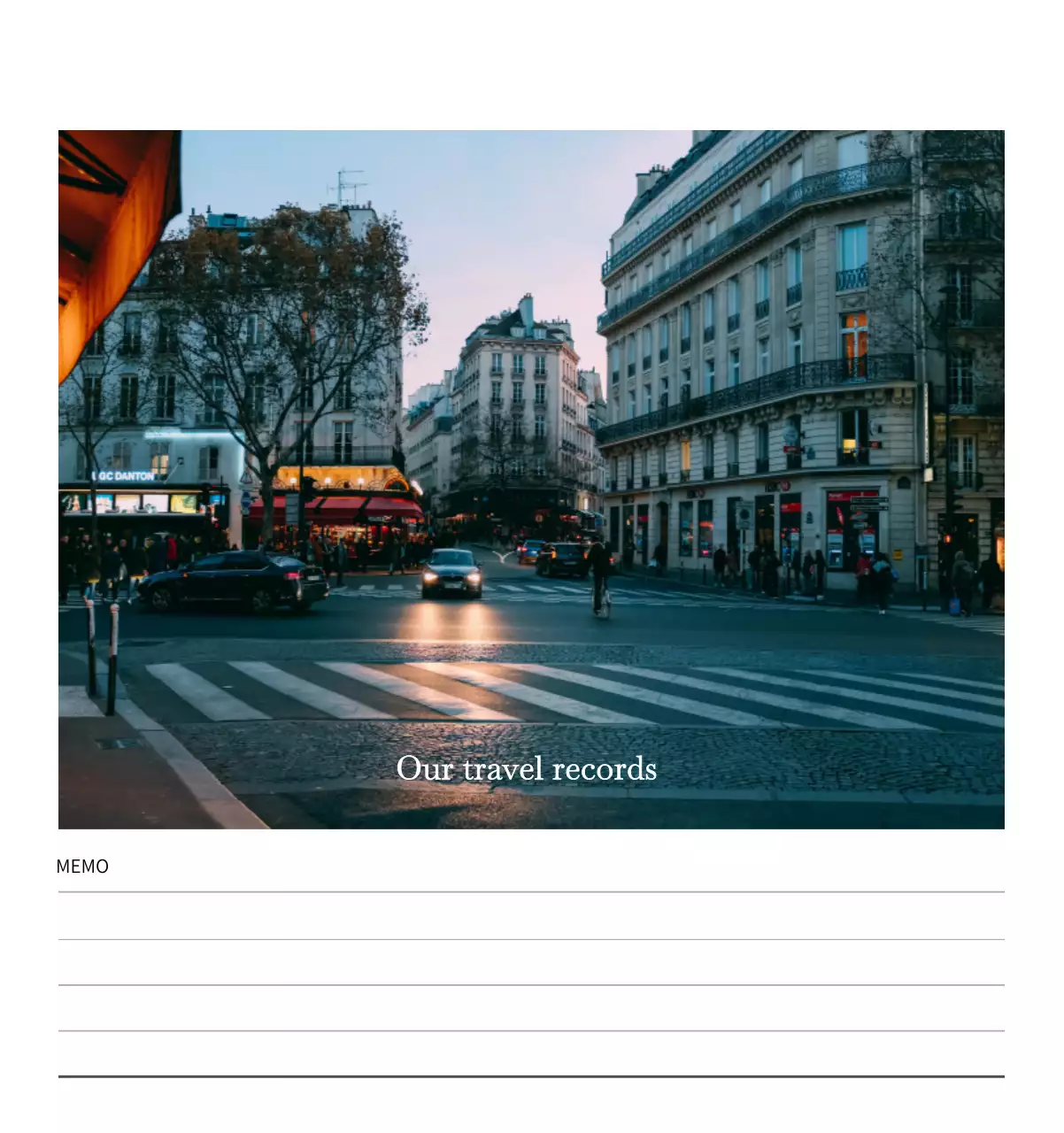 다양한 국가의 여행 프레임 사진 컨셉