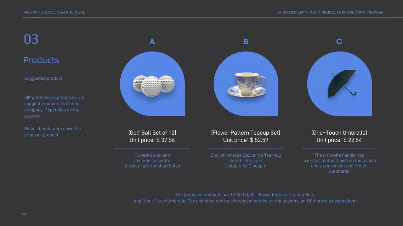 White Modern Gift Proposal Document Presentation