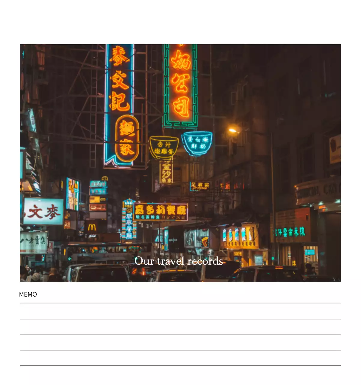 다양한 국가의 여행 프레임 사진 컨셉