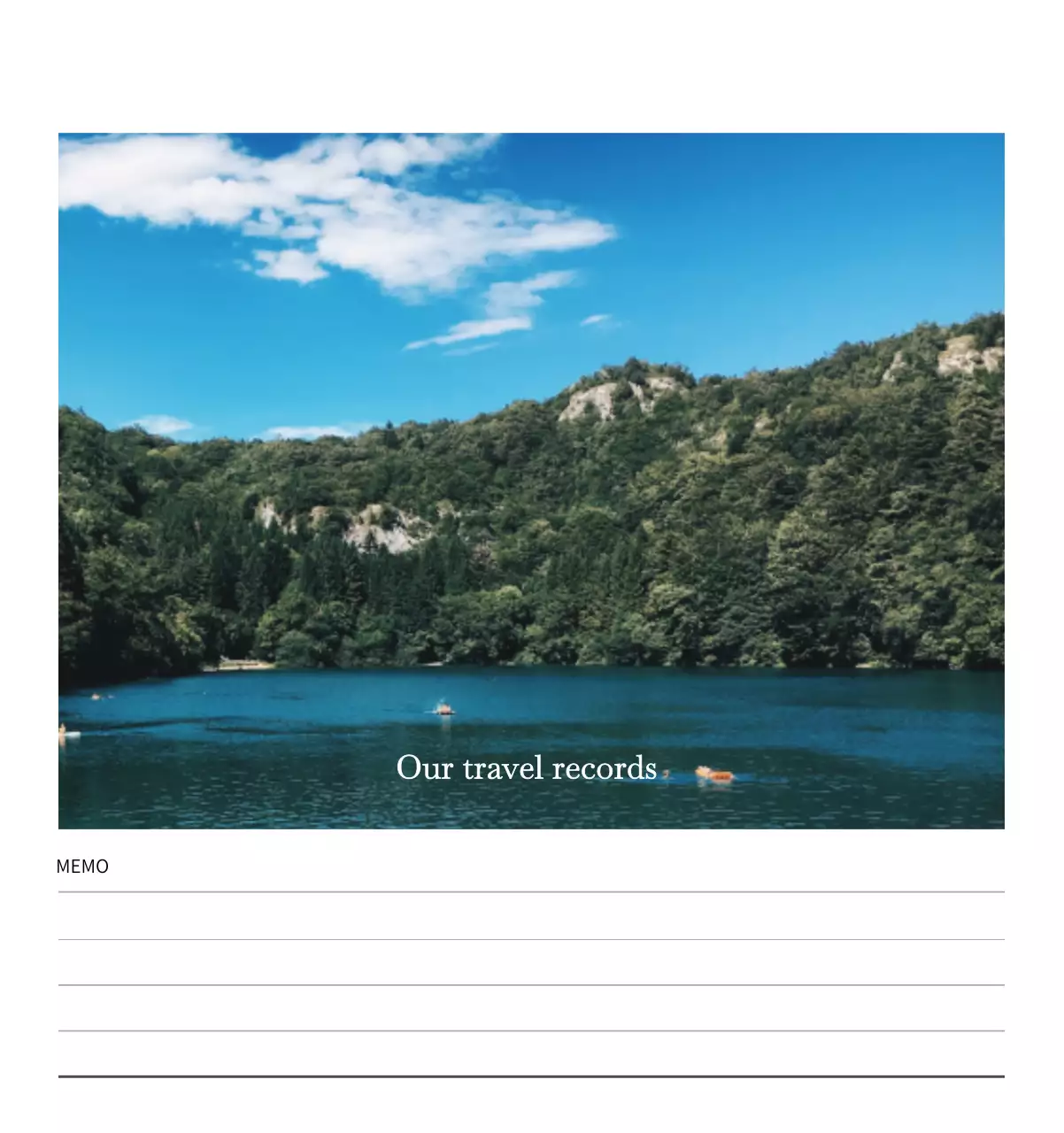 다양한 국가의 여행 프레임 사진 컨셉