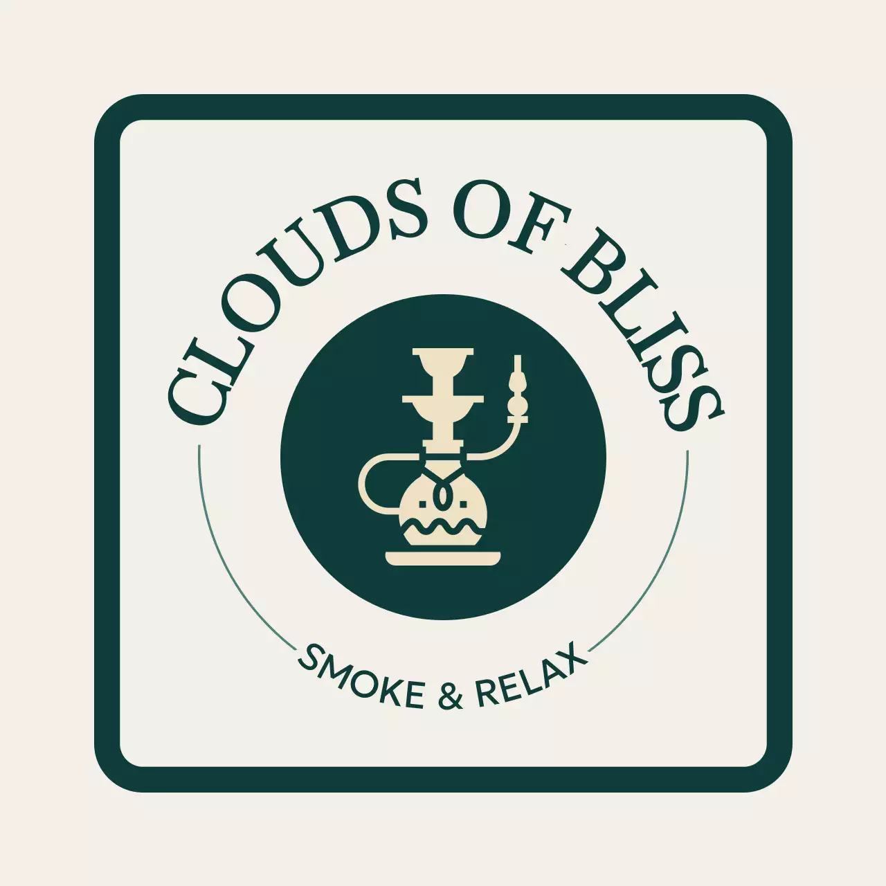 アイボリー シンプル シーシャ 杯イラスト