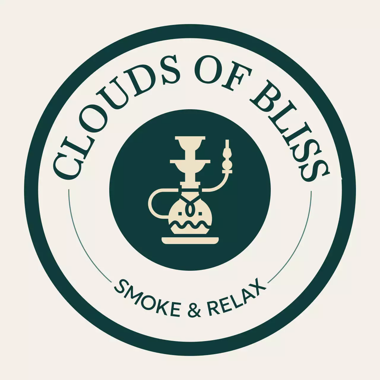 アイボリー シンプル シーシャ 杯イラスト