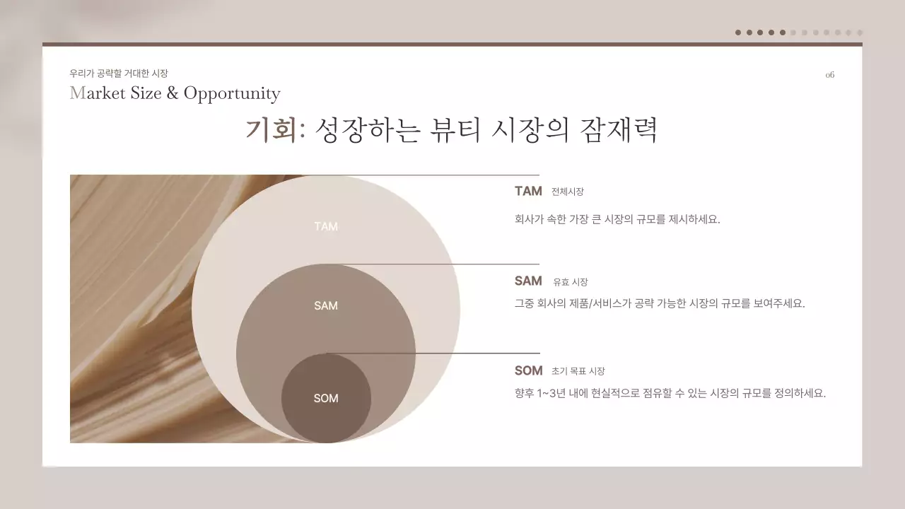 베이지 모던 투자 설명서 IR