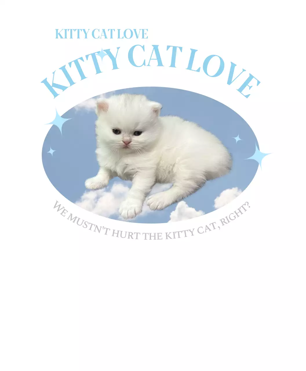 空を背景にしたかわいい白猫