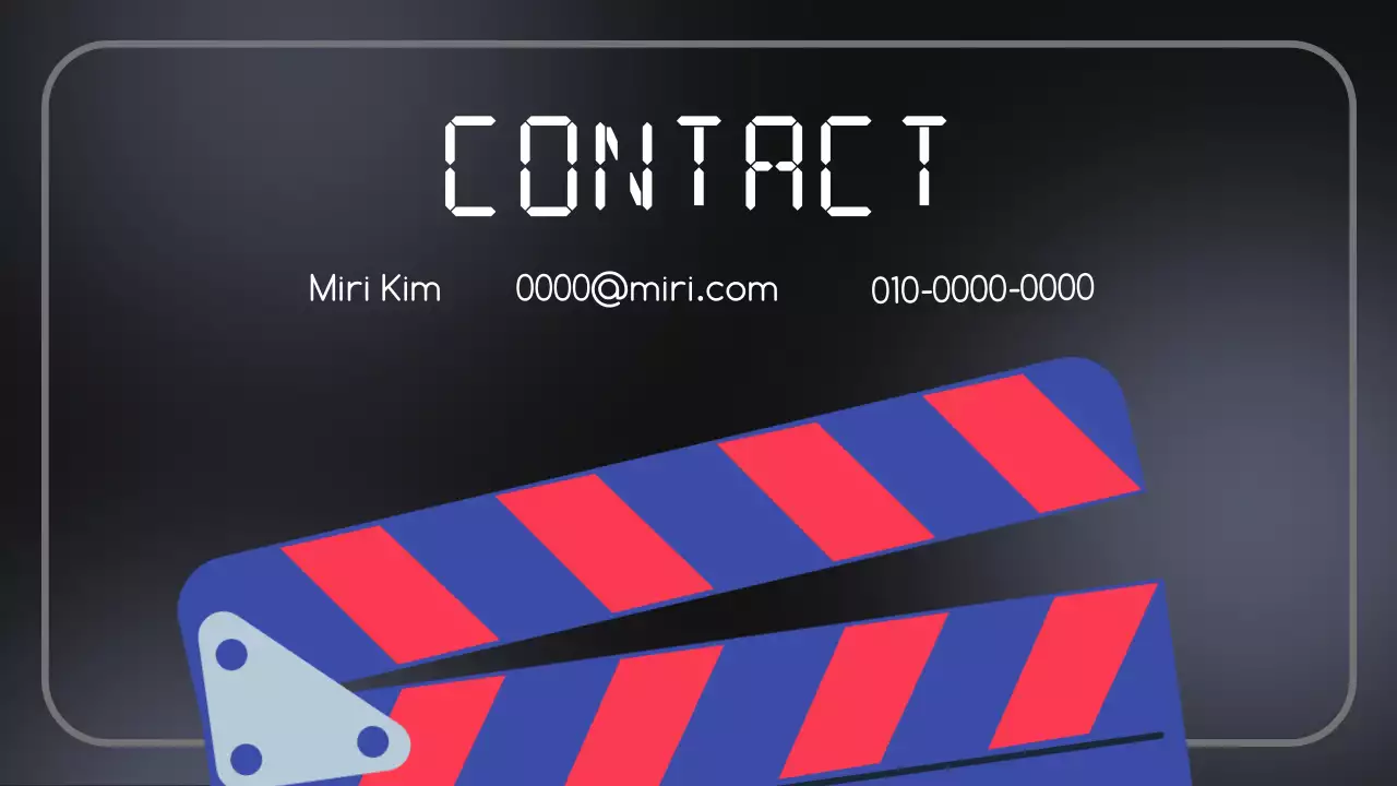 Blue Modern Video Planner Presentation