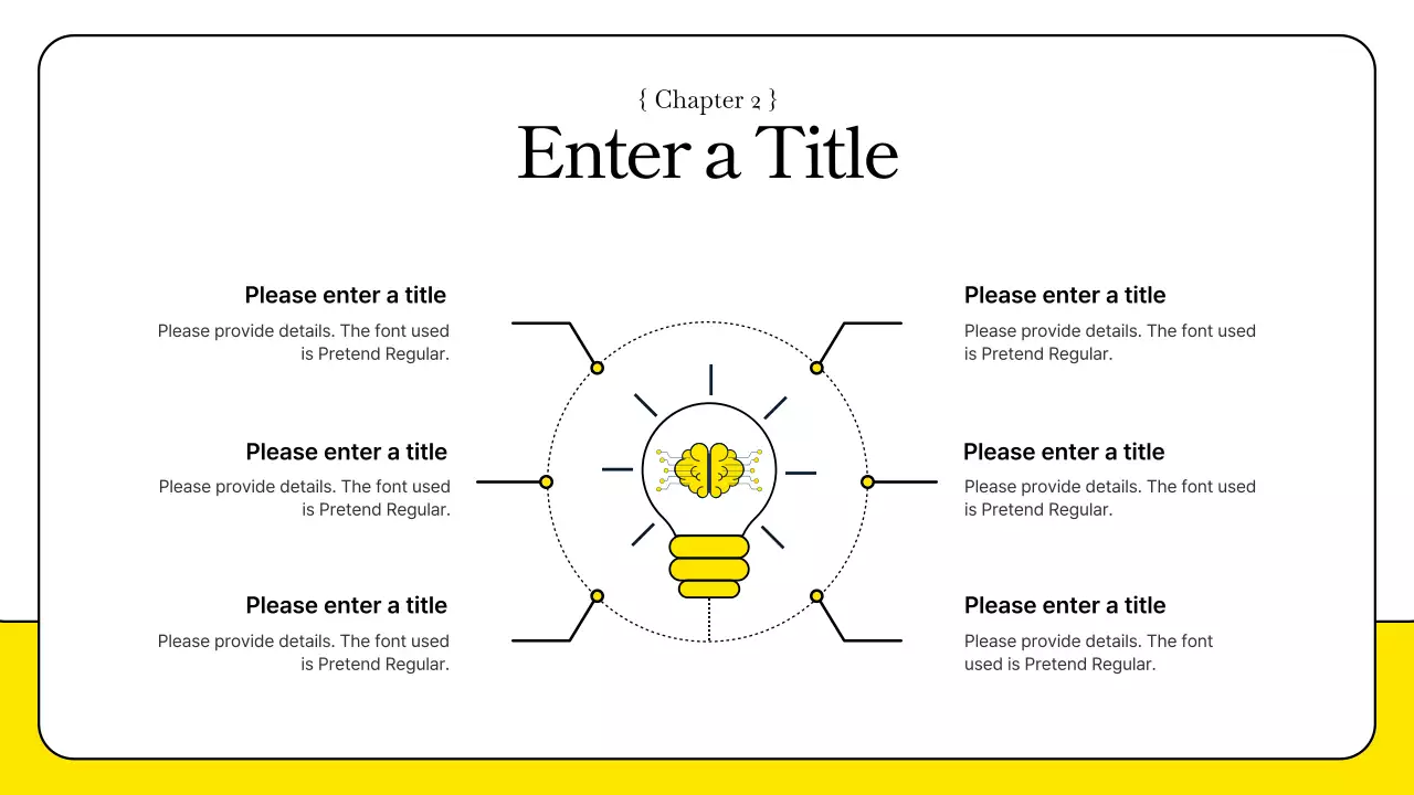 노란색 모던 비즈니스 프레젠테이션