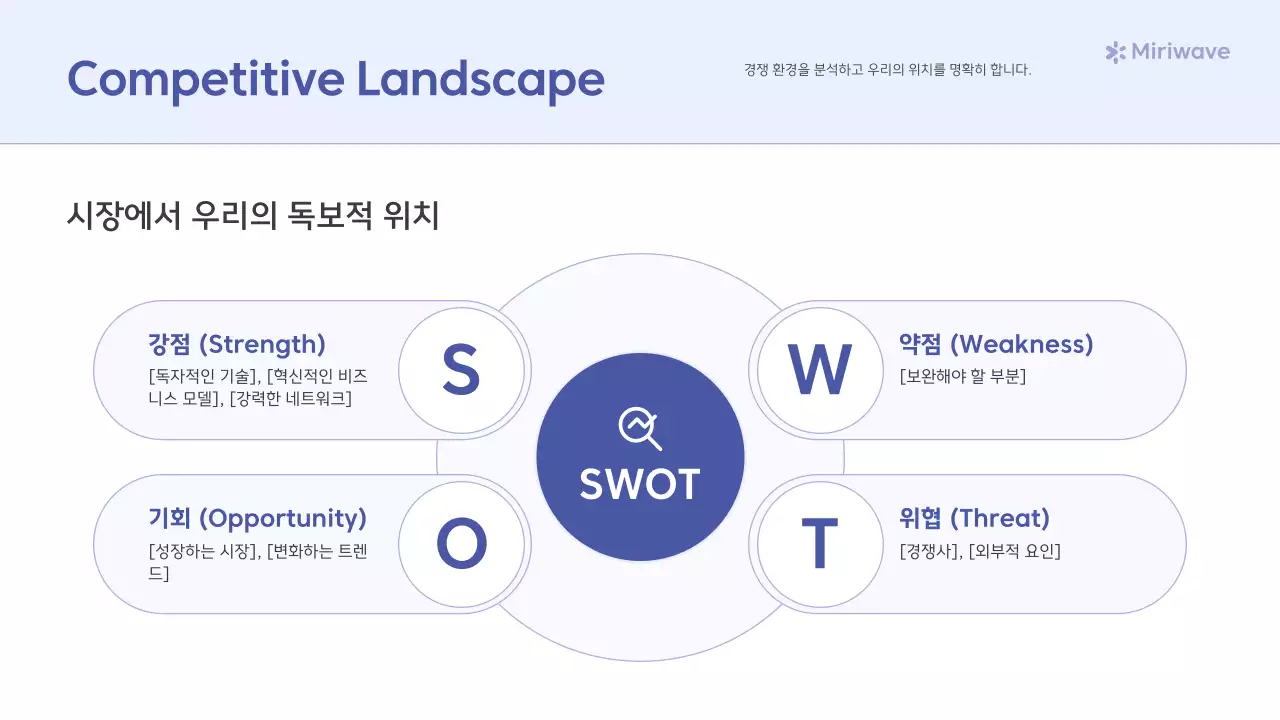 하늘색 미니멀 투자 설명