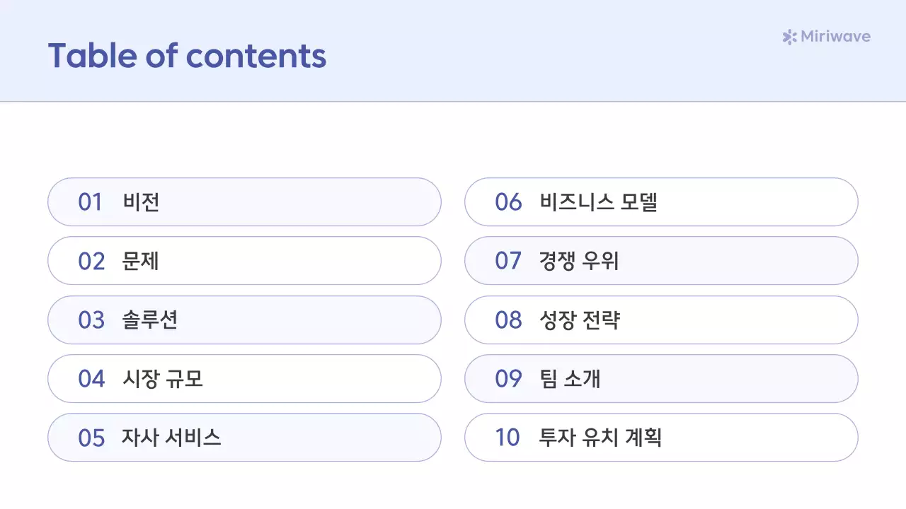 하늘색 미니멀 투자 설명