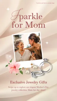 Beige Elegant Mother's Day Promotion Instagram Post