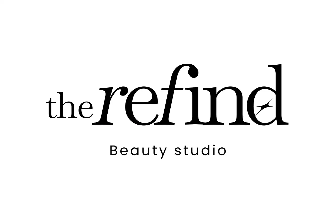 白黒 モダン ビューティー ロゴ ロゴビューティーテキスト