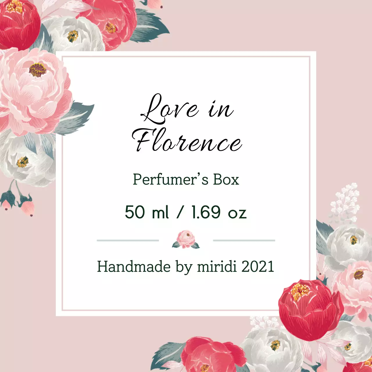 Pink Floral Perfume Invitation Instagram Post