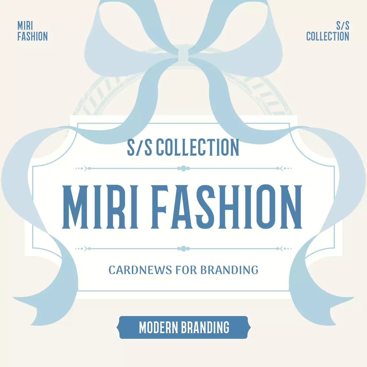 Blue Modern Fashion Promotion Instagram Carousel