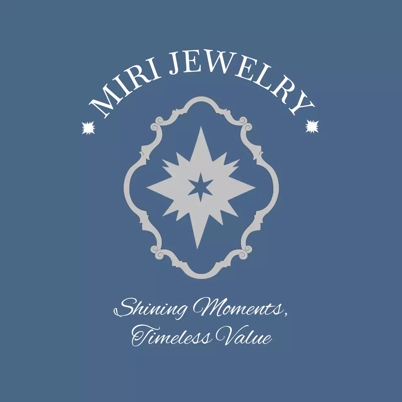 ネイビー 上品 ロゴ