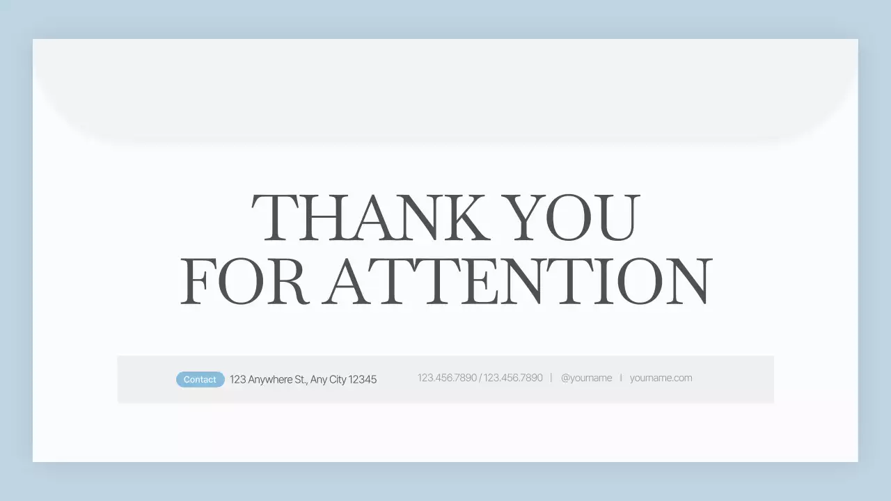 Blue Elegant Wedding Template Presentation