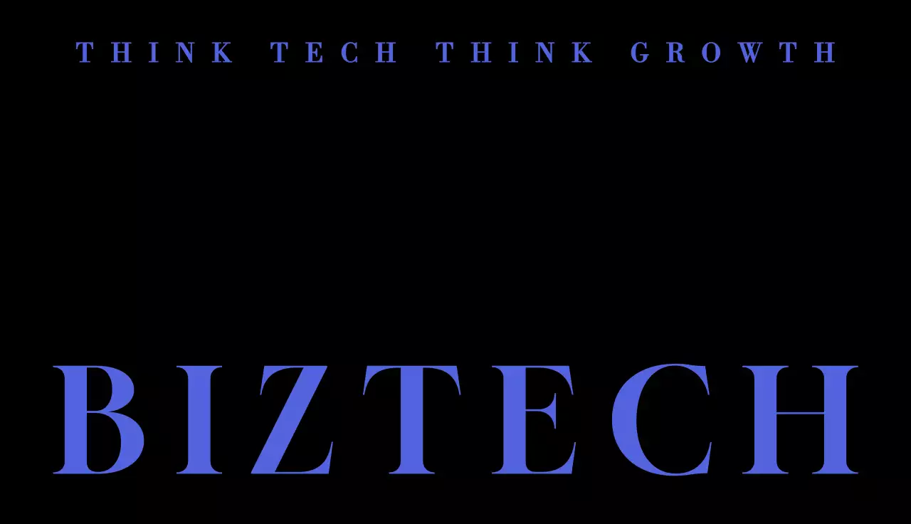 파랑 모던 기술 광고