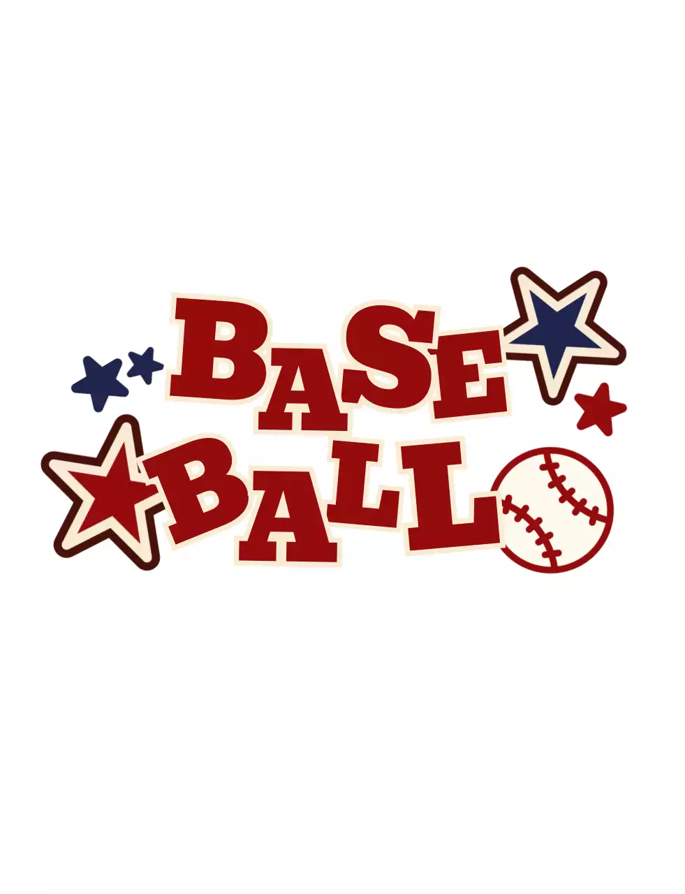 赤のレトロなスポーツTシャツ