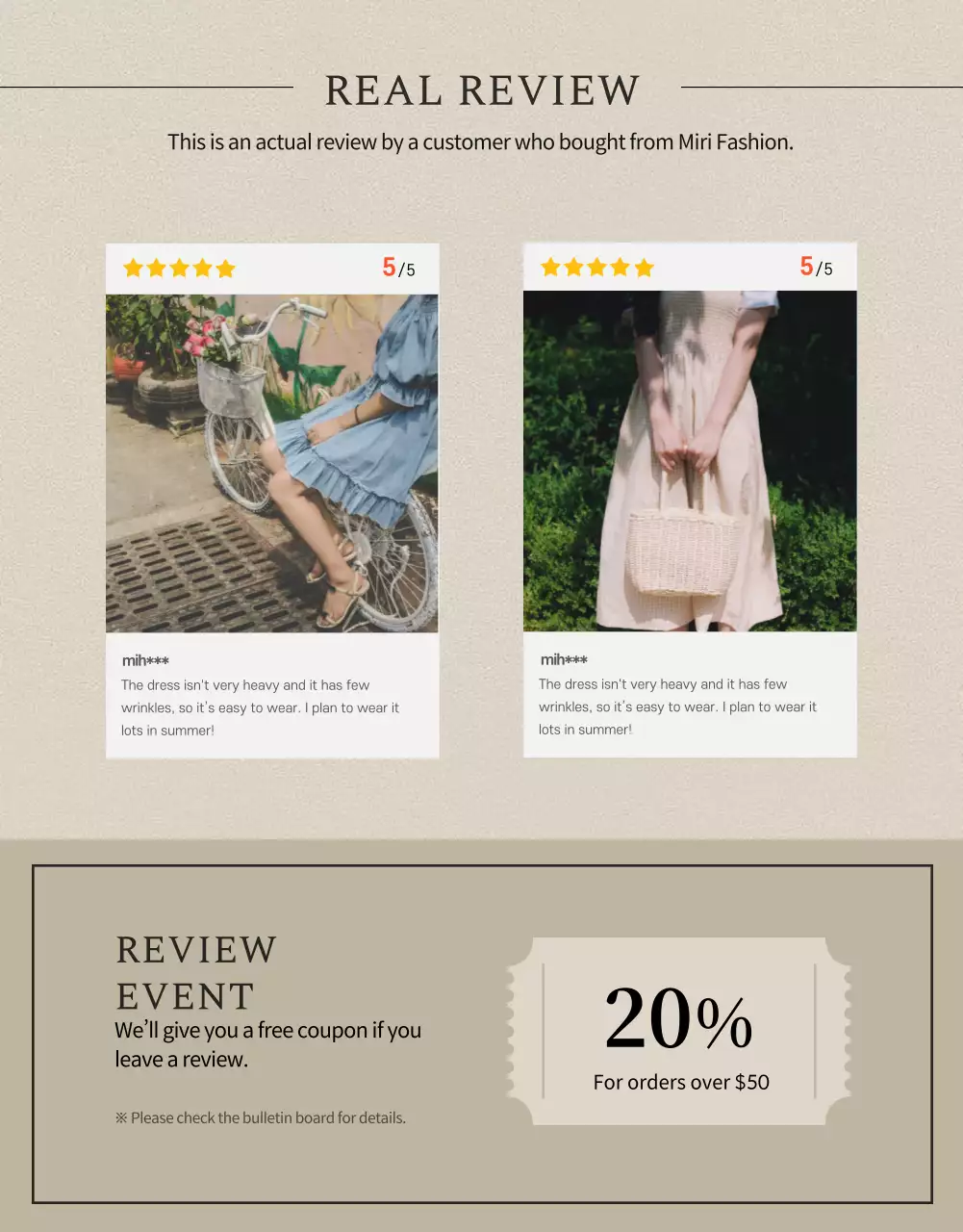 A Summer Dress with a Sentimental Design Detail