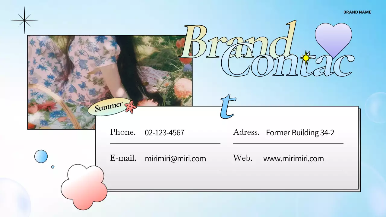 Blue Modern Summer Promotion Presentation