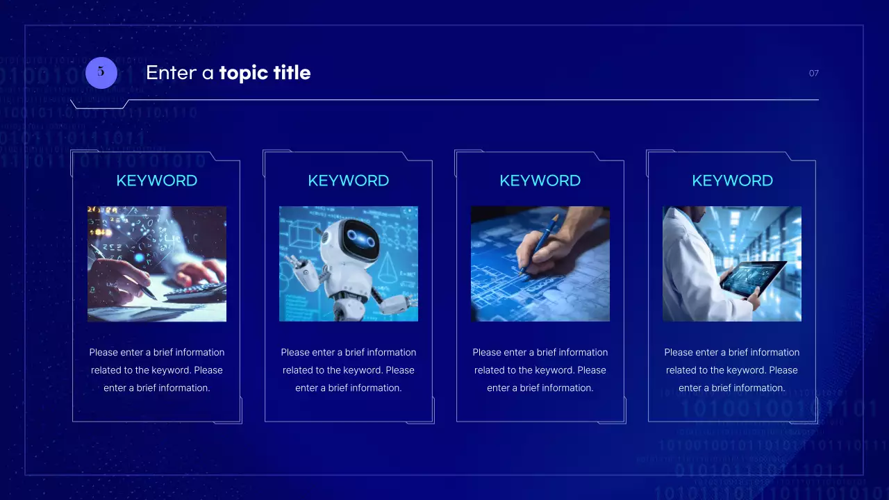 Blue Modern Ai Presentation