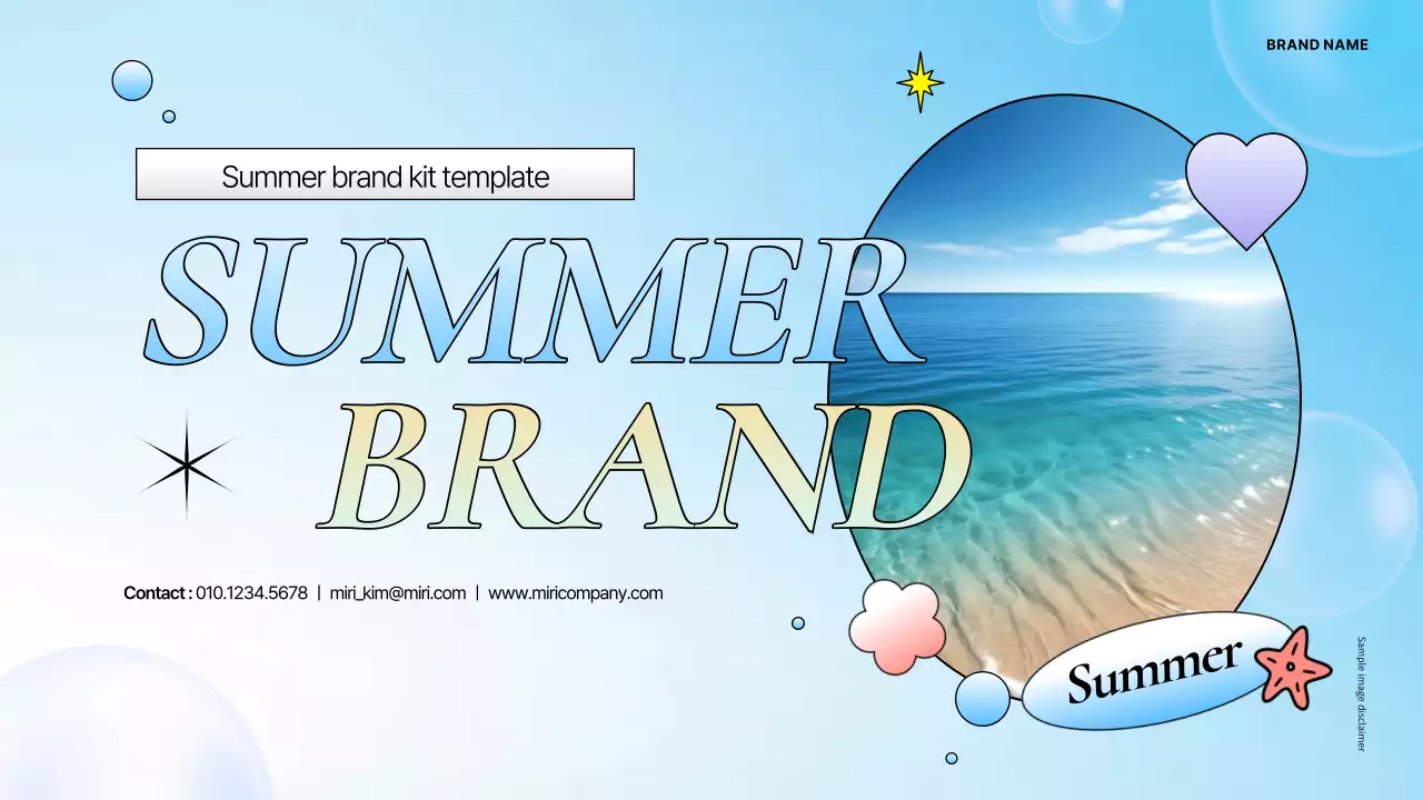 Blue Modern Summer Promotion Presentation