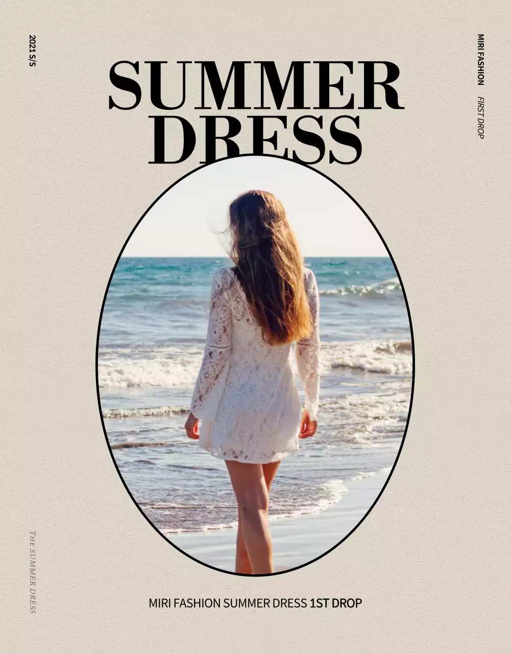 A Summer Dress with a Sentimental Design Detail